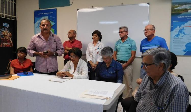 Miembros del Comité Guararé Primero  que se oponen a que se ubique la planta de tratamiento. Zenaida Vásquez 