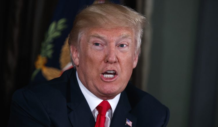 El presidente Donald Trump, ha dejado clara su posición contra Corea del Norte. /Foto AP