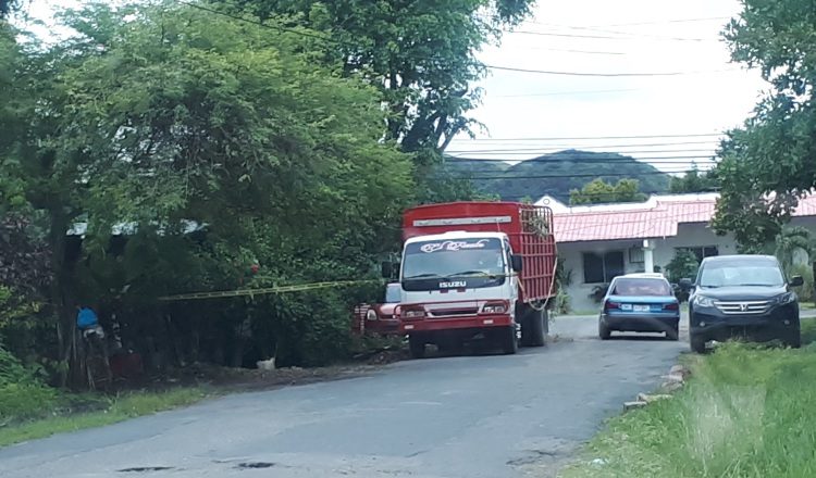 Área de Penonomé donde ocurrió el lamentable deceso. /Foto Elena Valdez 
