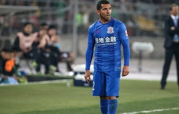 Carlos Tévez llegó a China en diciembre.