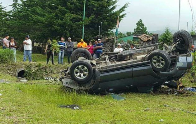 Vuelco en Tierras Altas. Foto: Mayra Madrid. 