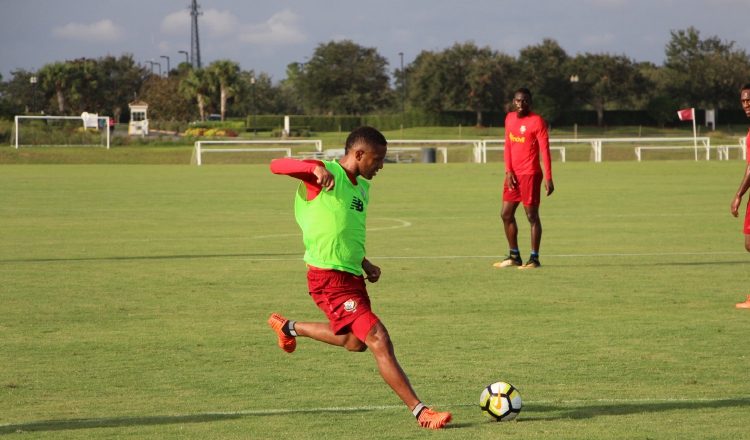 Gabriel "Gaby" Torres durante los entrenamientos de Panamá en Estados Unidos. /Foto Fepafut
