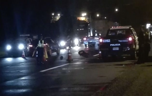 Una nueva víctima por atropello se registró en San Carlos, Panamá Oeste. 