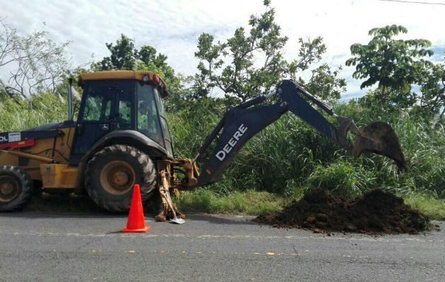 Trabajos se mantendrán hasta las 6:00 p.m. de este sábado.