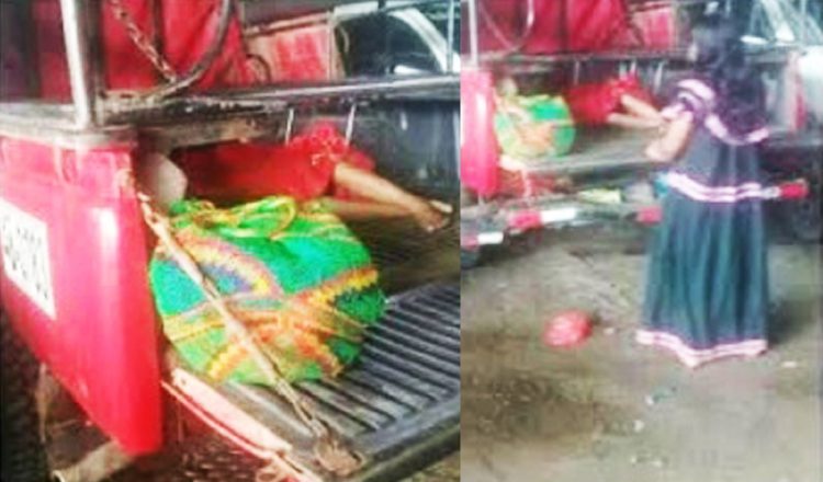 La muchacha indígena falleció en la terminal de San Félix. /Foto Cortesía.