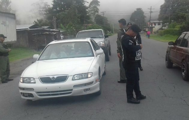 Se montó un operativo policial. Foto: Mayra Madrid. 