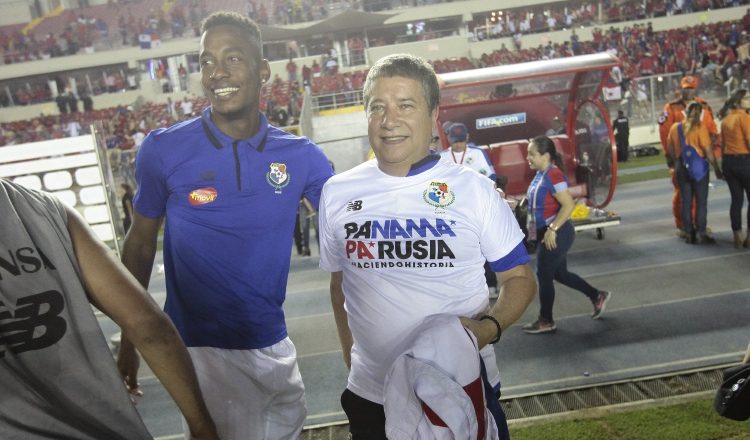 Amir Murillo y "El Bolillo" Gómez /Foto Anayansi Gamez