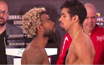 Jezreel Corrales y Machado. Foto: goldenboyboxing