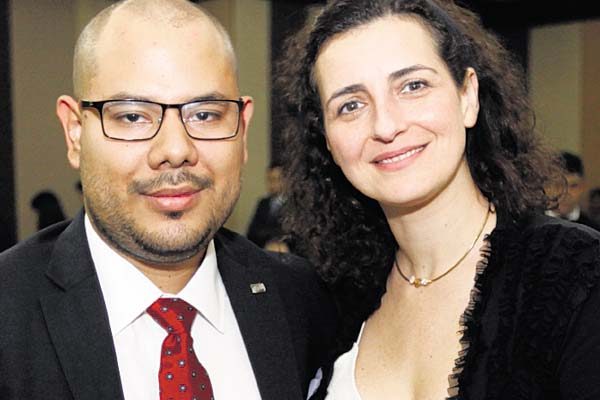8. Ernesto Esquivel y Carolina Mahmud.