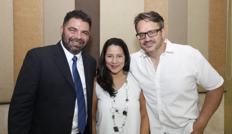4.  Matthau Batarse, María Ospina y Gregory Comeau.