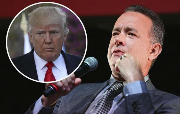 El actor Tom Hanks criticó al presidente Donald Trump
