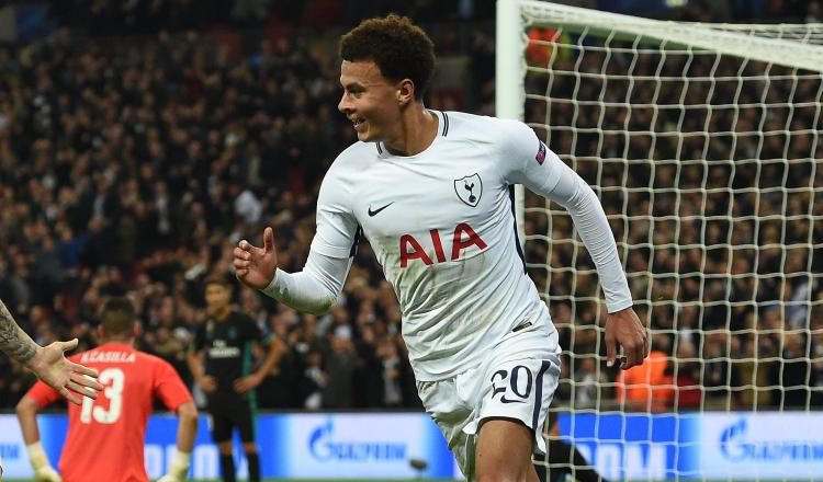 Dele Alli  (20) se robó el show ante el Real Madrid por la Champions. /Foto EFE