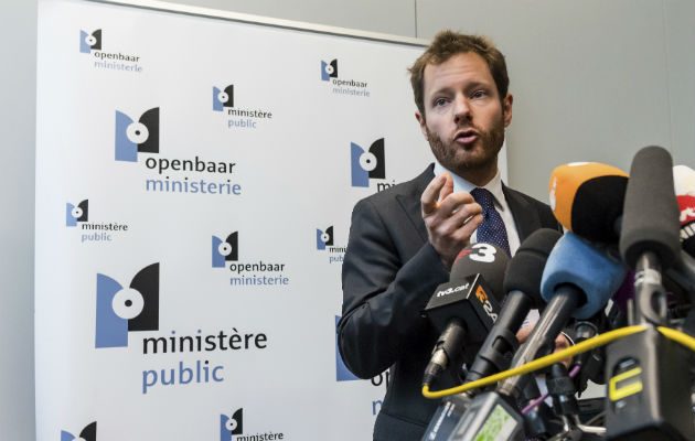 Gilles Dejemeppe, portavoz de la fiscalía de Bruselas. FOTO/AP