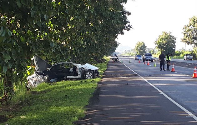 En Coclé, se han disparado los accidentes de tránsito. Fotos: Elena Valdez.  