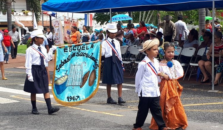 Los natariegos también celebraron la gesta de independencia. /Foto Elena Valdez