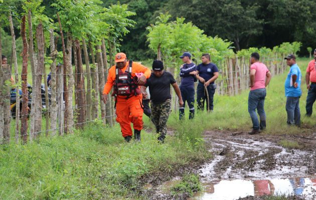 El cuerpo del niño fue encontrado el lunes, mientras que el de su abuelo, fue ubicado el domingo / Foto: Mayra Madrid.