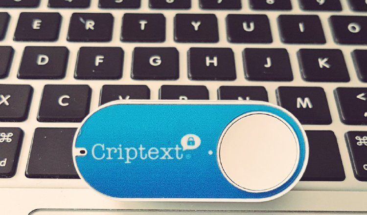 La empresa lanzó un "botón criptext" para hacer fácil y segura una experiencia bancaria. Cortesía  