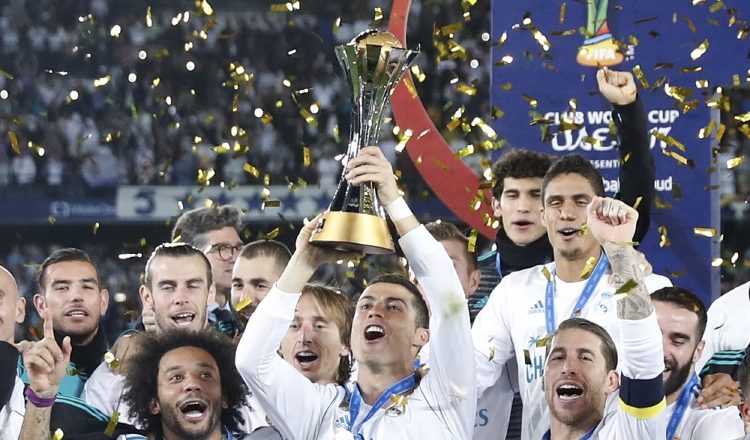 Con el tanto de tiro libre de Cristiano, el Real Madrid ganó el Mundial de Clubes por tercera ocasión en las cuatro últimas temporadas. /Foto AP