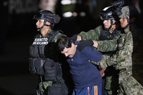 En la imagen el narcotraficante Joaquín "El Chapo" Guzmán. Foto: EFE
