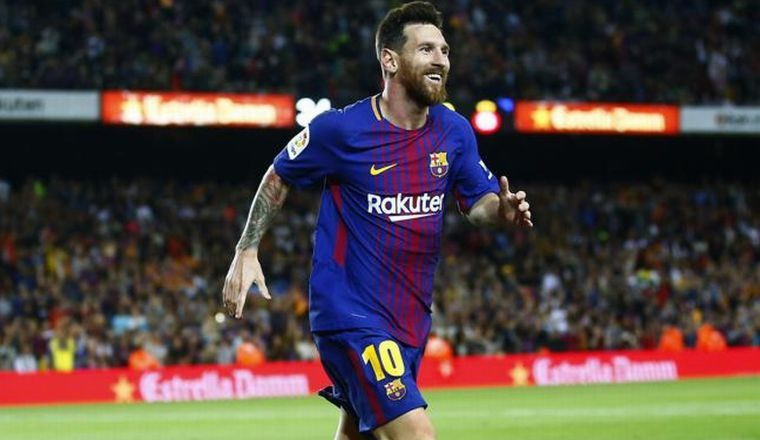Lionel Messi tiene 14 tantos en la temporada. /Foto AP