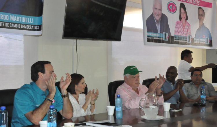 El encuentro con la nómina Martinelista se realizó en Divisa. /Foto Thays Domínguez
