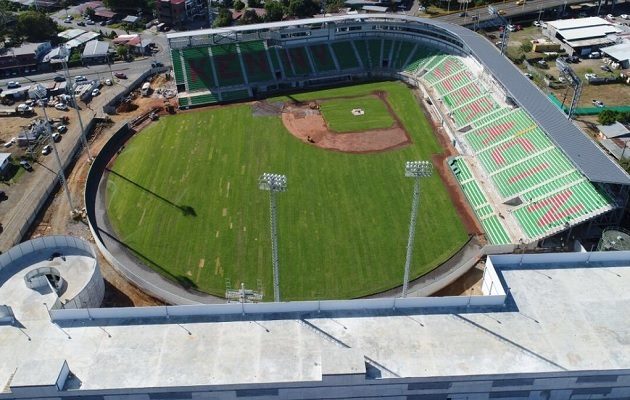 La construcción del estadio empezó en abril de 2016.