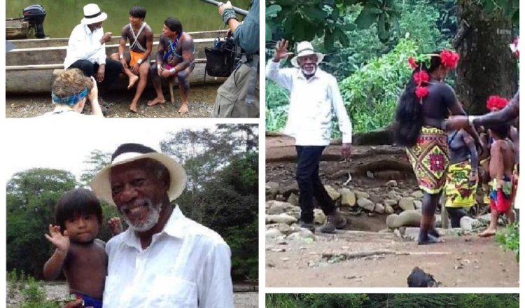 Morgan Freeman estuvo en Panamá grabando la serie "Nuestra historia". /Foto Archivo