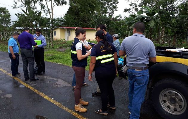 El crimen fue en la comunidad de Salitral. Foto: José Adames. 