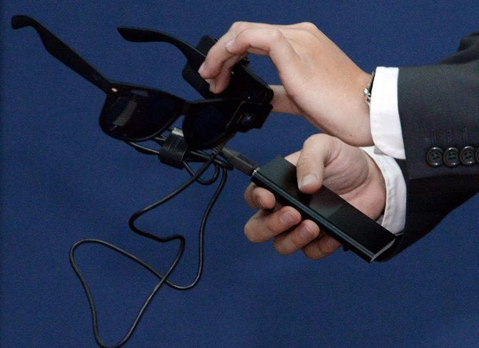Prototipo de las gafas inteligentes. Foto: EFE