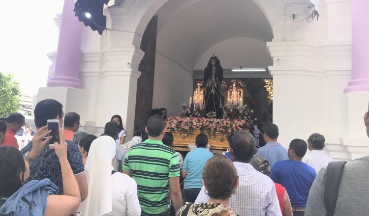 La imagen de Jesús de Nazareno de Atalaya data de la época colonial. /Foto Víctor Eliseo Rodríguez