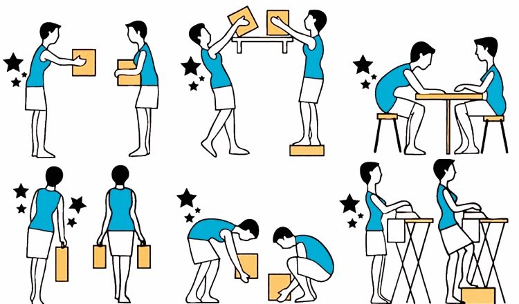 Tenga cuidado a la hora de levantar objetos pesados. /Foto: Uninavarra