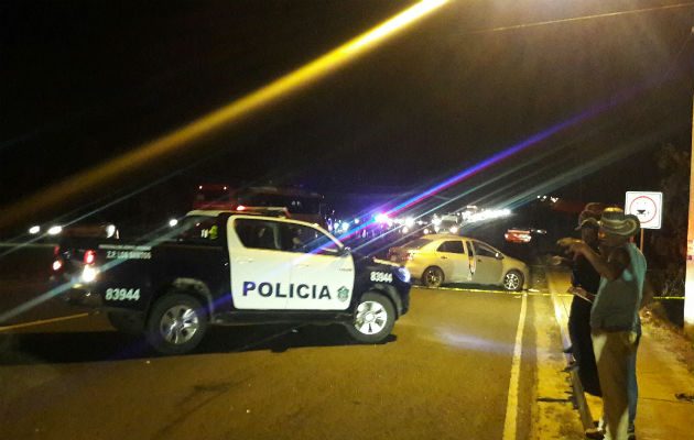 La víctima falleció de inmediato. Foto. Zenaida Vásquez. 