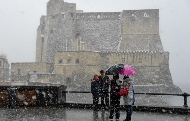 Italia ha sido azotada por una ola de frío. Foto: EFE