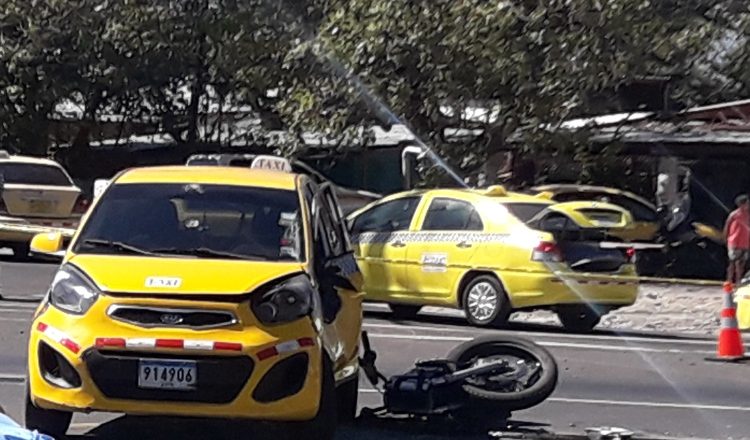 Escena del accidente /Foto Mayra Madrid