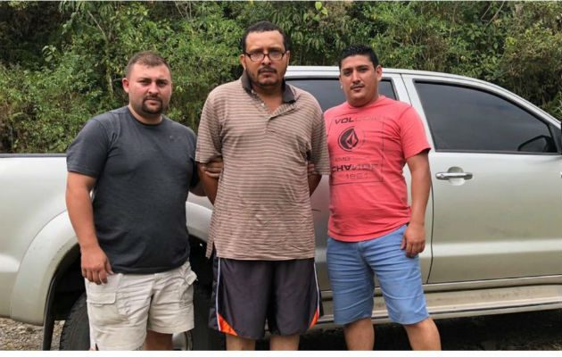 Grajales permaneció en áreas de indígenas para evitar que se le pudiera dar seguimiento / Cortesía Interpol Costa Rica.