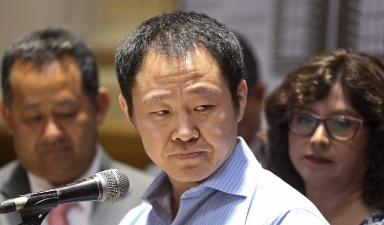 Líder político Kenji Fujimori. AP