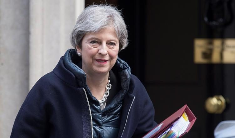 Primera ministra británica Theresa May. EFE