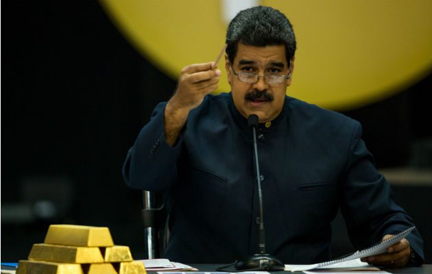 Maduro dice que lo actuado es "soberanía monetaria". Foto:EFE