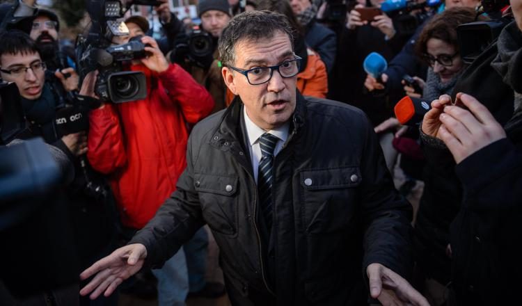 Jaume Alonso-Cuevillas Sayrol, abogado del expresidente de la Generalitat de Cataluña Carles Puigdemont. EFE