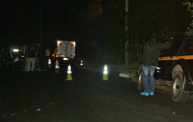 Nemesio Núñez fue encontrado tirado en la vía. Foto: Eric Ariel Montenegro. 