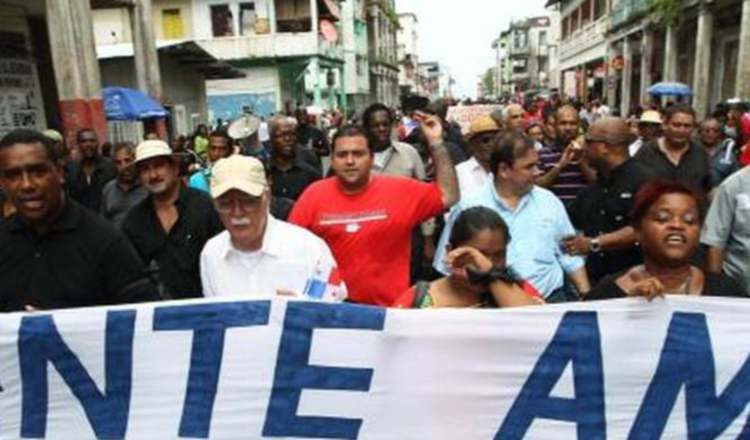 El Comité por la Salvación de Colón se siente defraudado. Archivo