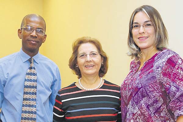 6.  Jorge  Wignall, Ana Eugenia Duque y  Elsie Rabat.