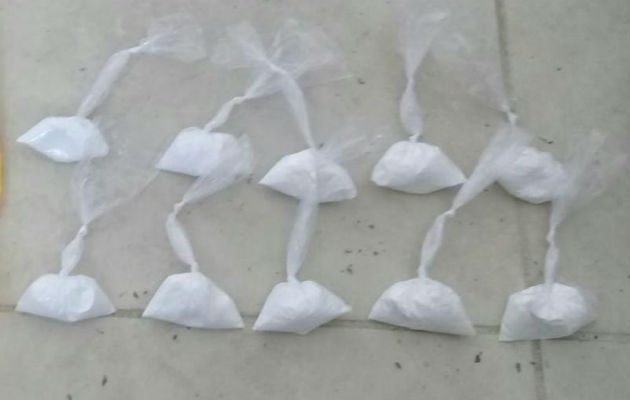 Incautaron droga y dinero en el corregimiento de Las Lomas. Foto/ José Vásquez