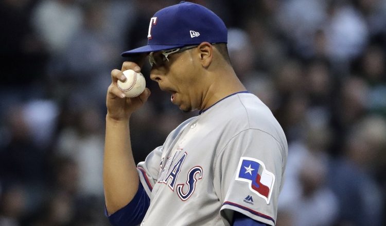 Jurado lanzó el sábado ante los Medias Blancas de Chicago, 4.2 episodios, en los que permitió 6 "hits" y 4 carreras limpias. /Foto AP
