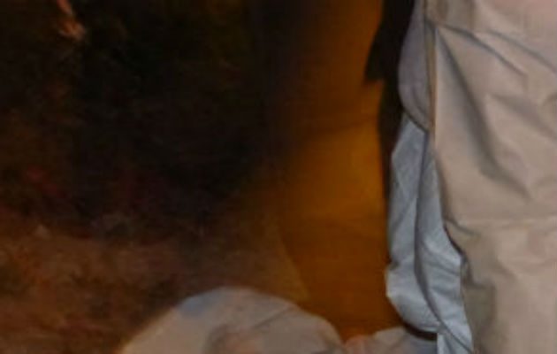 La víctima quedó en el pavimento: Foto: Mayra Madrid.