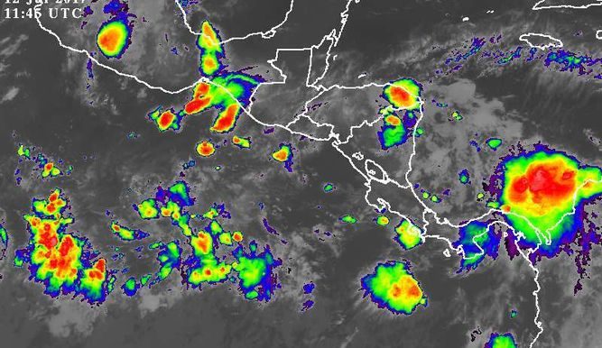 Las lluvias afectarán la zona norte, central y occidental del país / Foto: Redes sociales.