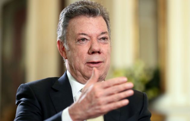 El presidente, que habló  tras concluir su primera reunión con Duque sobre la transición del Gobierno, dijo que su sucesor debe "construir sobre lo construido" .