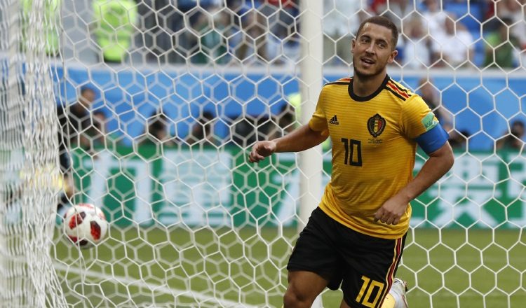 Hazard anotó ante los ingleses. AP