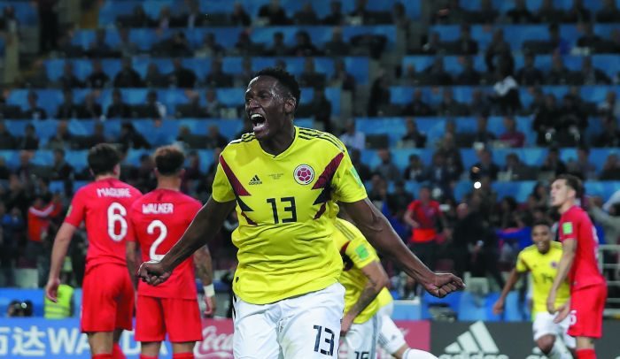 Mina jugó un buen mundial con Colombia. Foto AP