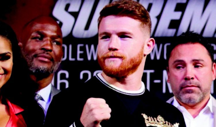 "Canelo" fue sancionado por dopaje. /Foto AP